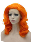 Burnt Orange Wavy Cosplay Wig (16in)