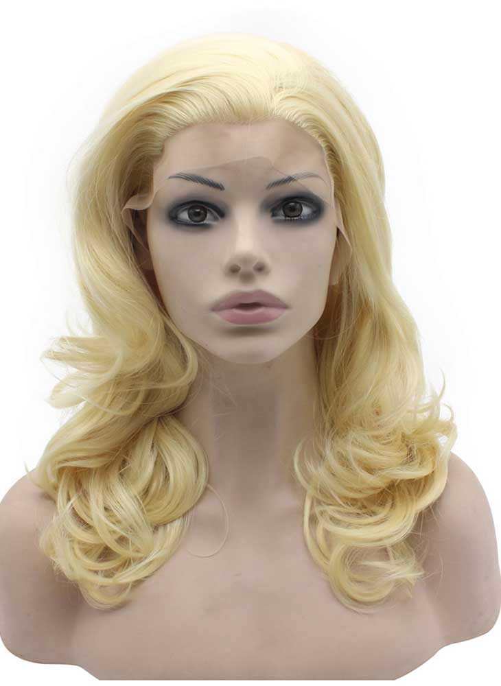 Blonde Wavy Wig (16in)