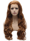 Auburn Long Wavy Synthetic Wig