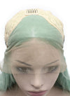 Emerald Green Wavy Lace Front Synthetic Wig