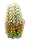 Snow White With Rainbow Colors Long Curly Wig (26in)