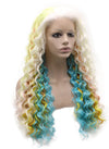 Snow White With Rainbow Colors Long Curly Wig (26in)