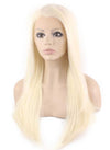 Long Straight light Blonde Natural Lace Front Wig