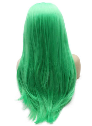 Mint Green Long Straight Wig