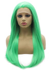 Mint Green Long Straight Wig