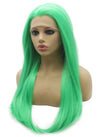 Mint Green Long Straight Wig