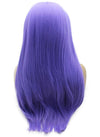 Lavender Purple Long Straight Wig