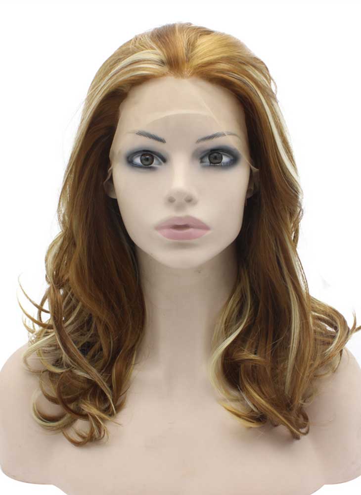 Highlight Blonde Wavy Wig (16in)