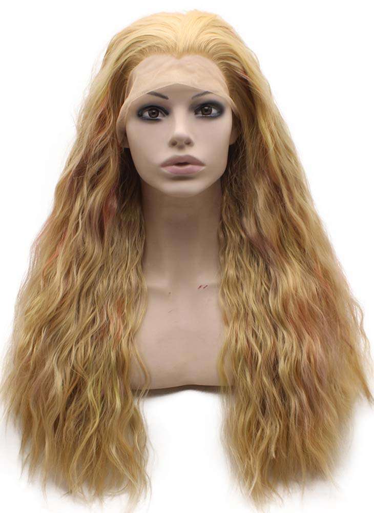 Twilight Ash Blonde Ombre Kinky Curly Wig