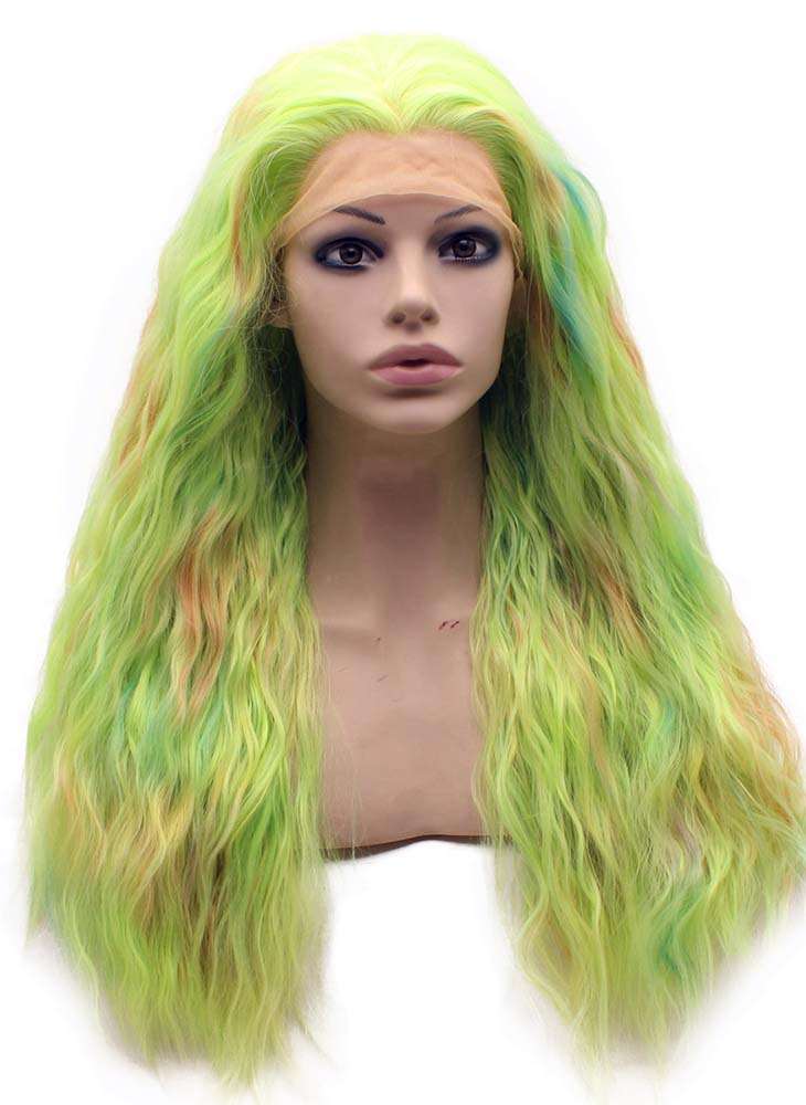 Verdancy Green Ombre Kinky Curly Wig