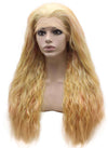 Yellowish Orange Ombre Kinky Curly Wig