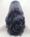 Dusty BLue Synthetic Lace Front Wig