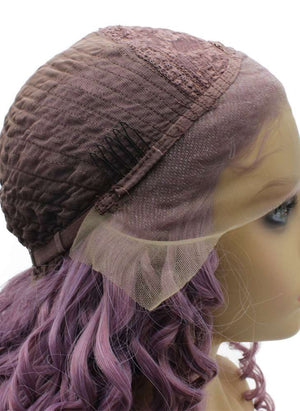 Extra Long Lavender Purple Long Curly Wig (26in)