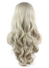 Long Wavy Ash Blonde Natural Lace Front Synthetic Hair Wig