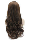 Long Natural Wavy Brown Heat Resistant Synthetic Lace Front Wig