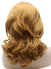 16inch Shoulder Length Wavy Blonde Synthetic Lace Front Natural Wig