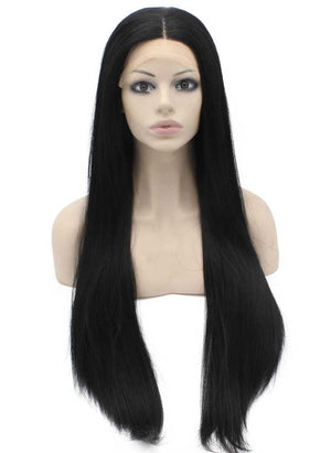 black wig front