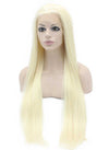 Pale Blonde Long Straight Wig