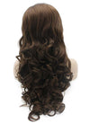 Long Wavy Brown Heat Resistant Lace Front Synthetic Wig Natural