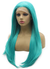 Turquoise Long Straight Lace Front Wig