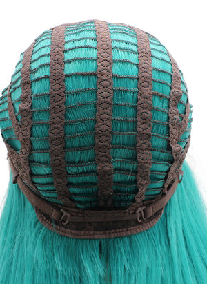 Turquoise Long Straight Lace Front Wig