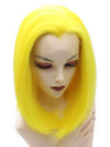 Yellow Bob Synthetic Lace Front Short Wig